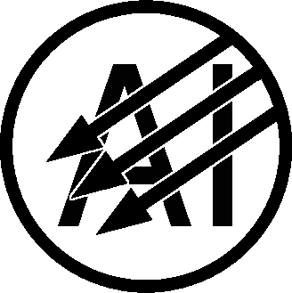 no ai sign